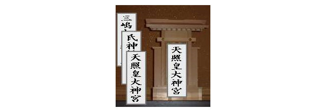 お神札の順序「一社造」
